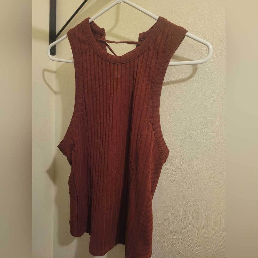 Free People Check It Out Tank Top Black Size Medium